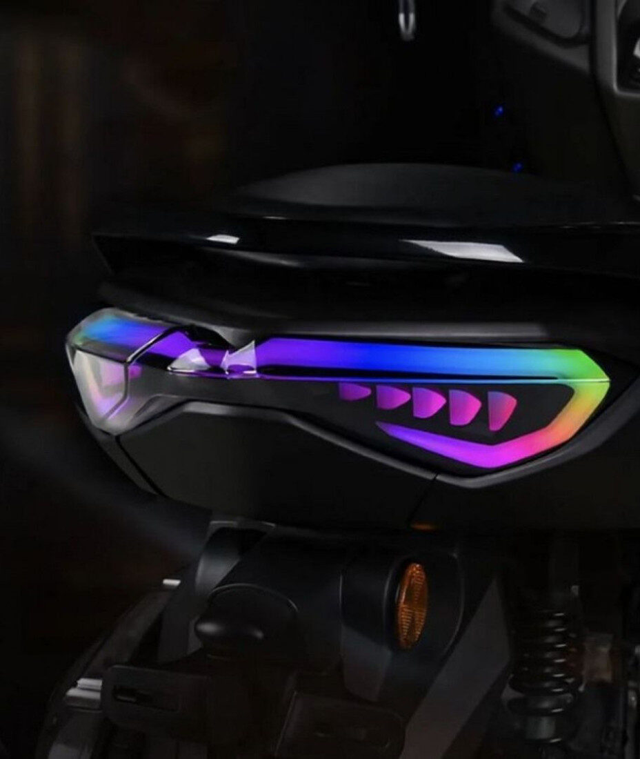 ΦΑΝΑΡΙ ΟΠΙΣΘΙΟ LED RGB MULTICOLOR ΓΙΑ YAMAHA N-MAX '21-'24 V2 (EL)