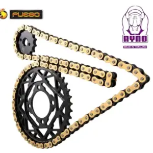 ΑΛΥΣΙΔΟΓΡΑΝΑΖΑ RYNO / FUEGO YAMAHA CRYPTON T 110 ΜΕ ΧΡΥΣΗ ΕΝΙΣΧΥΜΕΝΗ ΑΛΥΣΙΔΑ