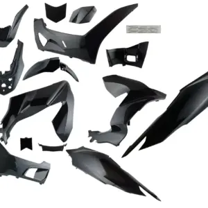 ΚΟΣΤΟΥΜΙ ΣΕΤ ΠΛΑΣΤΙΚΑ HONDA PCX 150 '21-'23 14 ΤΕΜΑΧΙΑ ΜΑΥΡΟ TAIWAN (BE)