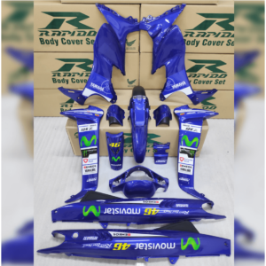 ΚΟΣΤΟΥΜΙ ΠΛΑΣΤΙΚΑ ΣΕΤ ΓΙΑ YAMAHA Z 125 ΜΠΛΕ RAPIDO