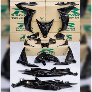 ΚΟΣΤΟΥΜΙ ΠΛΑΣΤΙΚΑ ΣΕΤ ΓΙΑ SYM VF 185 METALLIC BLACK RAPIDO