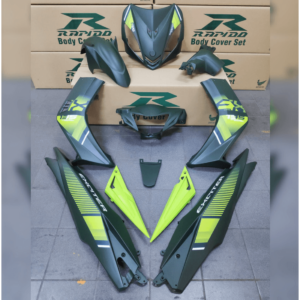 ΚΟΣΤΟΥΜΙ ΠΛΑΣΤΙΚΑ ΣΕΤ ΓΙΑ YAMAHA CRYPTON-X 135 ΠΡΑΣΙΝΟ ΜΑΤ / FLUO YELLOW RAPIDO