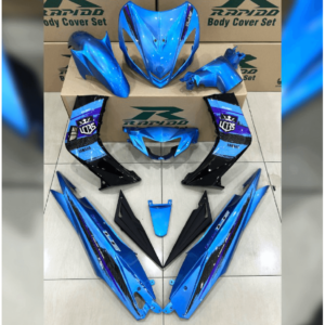 ΚΟΣΤΟΥΜΙ ΠΛΑΣΤΙΚΑ ΣΕΤ ΓΙΑ YAMAHA CRYPTON-X 135 ΓΑΛΑΖΙΟ / ΜΑΥΡΟ RAPIDO
