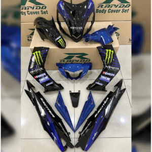 ΚΟΣΤΟΥΜΙ ΠΛΑΣΤΙΚΑ ΣΕΤ ΓΙΑ YAMAHA CRYPTON-X 135 BLUE / BLACK RAPIDO