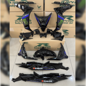ΚΟΣΤΟΥΜΙ ΠΛΑΣΤΙΚΑ ΣΕΤ ΓΙΑ SYM VF 185 BLACK / BLUE RAPIDO